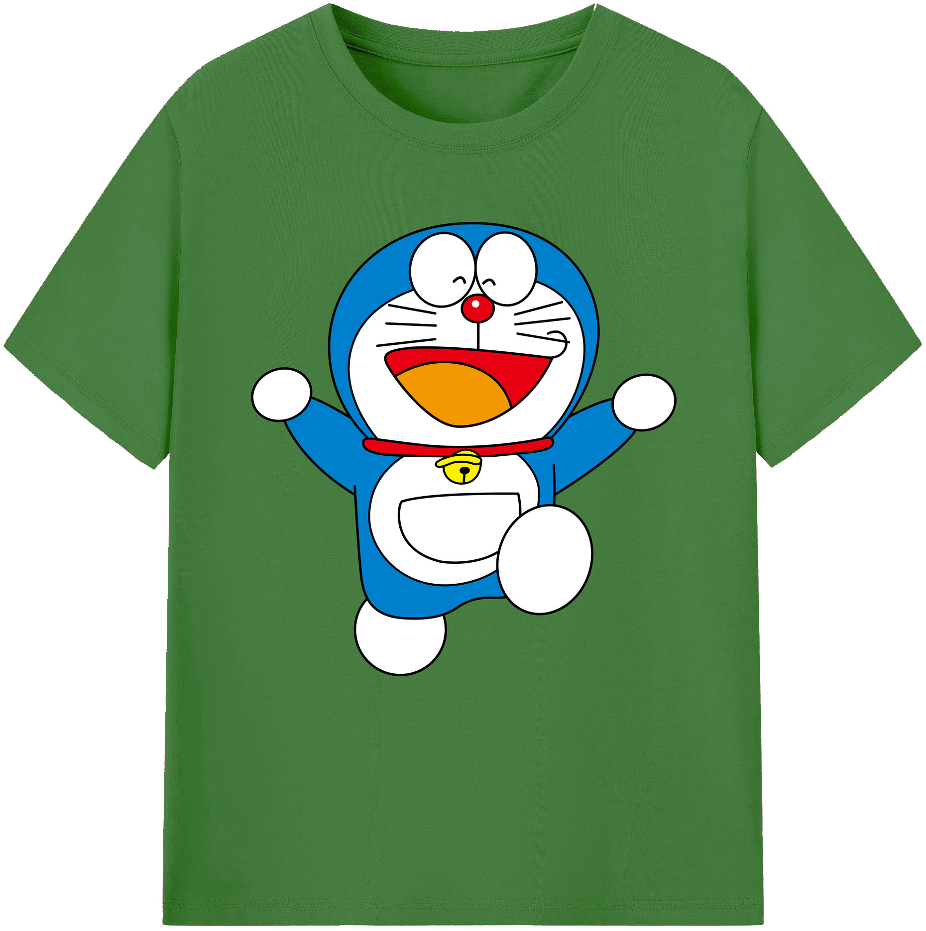 （画像用） ドラえもん Doraemon レディースカジュアルプリントTシャツ（綿100％）